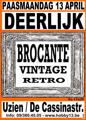 Retro - brocante - vintage te Deerlijk AFGELAST
