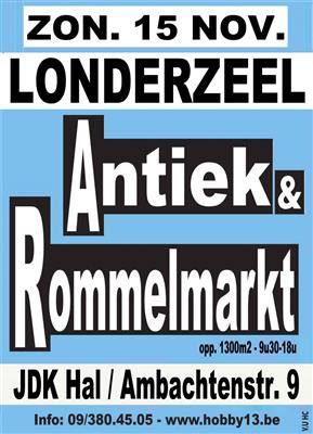 GEANNULEERD Antiek & Rommelmarkt te Londerzeel