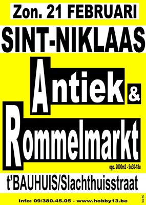 GEANNULEERD  Antiek & Rommelmarkt 