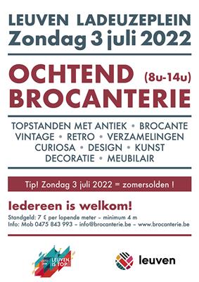 Ochtend Brocanterie Leuven (8u-14u)