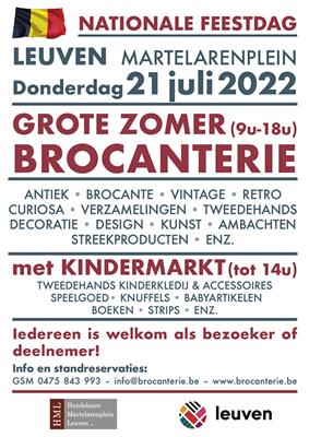 Nationale Feestdag - Grote Brocanterie + Kindermarkt - Leuven