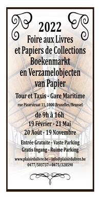Boekenmarkt en verzamelobjecten van papier - Foire aux Livres et Vieux Papiers de Collections  