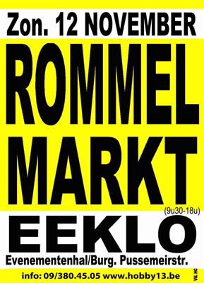 Antiek & Rommelmarkt te Eeklo.