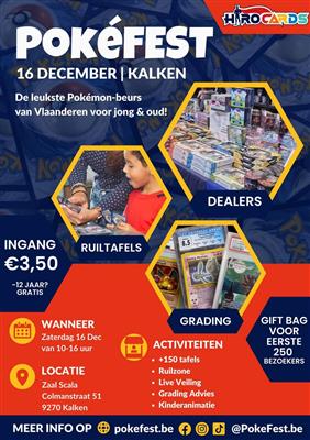 Pokemon, Panini  en andere trading cards beurs. 