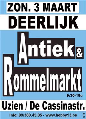 Antiek & Rommelmarkt te Deerlijk