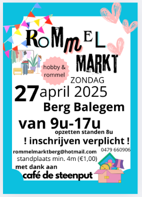 Rommel en hobby markt Balegem