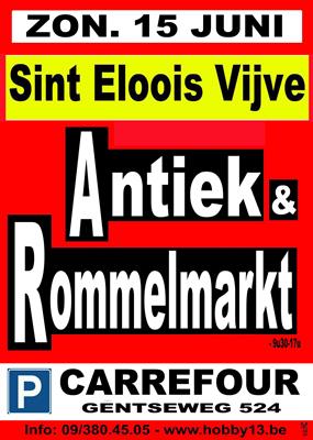 Antiek & Rommelmarkt te Sint Eloois Vijve