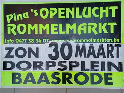 PINA'S JAARLIJKSE OPENLUCHTROMMELMARKTEN BAASRODE ( DENDERMONDE )