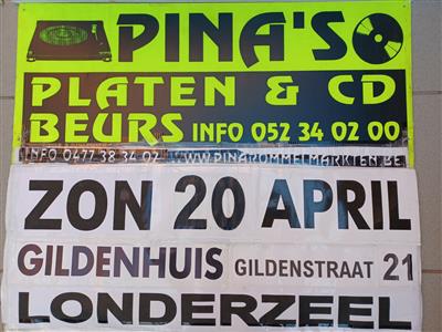 PINA'S JAARLIJKSE PLATEN & CD - BEURS TE LONDERZEEL  