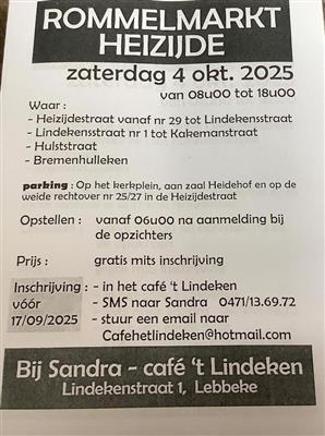 Grote Rommelmarkt Heizijde