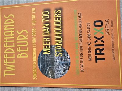 Mega indoor tweedehandsbeurs