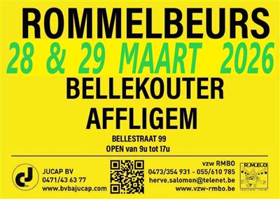 Tweedaagse rommelbeurs in de welomgekende Bellekouter.