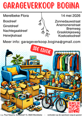 Garageverkoop Bogina (3de editie)