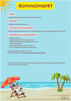 1ste editie rommelmarkt / garageverkoop!