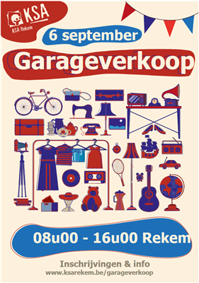 🧸 Garageverkoop Rekem 2026 🧸