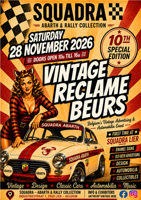 🎉 Vintage Reclame Beurs – Winter Edition 🎉 @ Squadra Lier 🎉