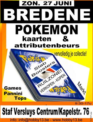 Pokémonkaartenbeurs te Bredene