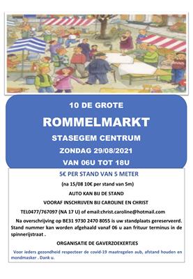 Rommelmarkten.be  Grote rommelmarkt te Harelbeke