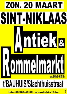  Antiek & Rommelmarkt te Sint-Niklaas