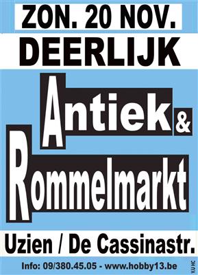 Antiek & Rommelmarkt te Deerlijk