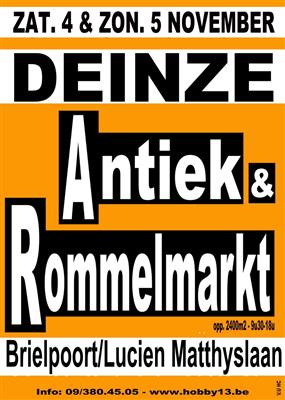 Antiek & Rommelmarkt te Deinze.