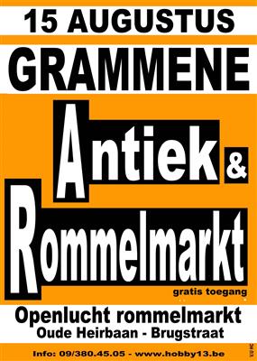 Antie & Rommelmarkt te Grammene