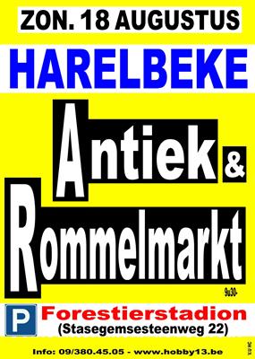Antie & Rommelmarkt te Harelbeke