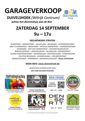 Garageverkoop Duivelshoek Wilrijk