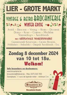 Vintage @& Retro Brocanterie - Lier (Winter editie) met Artisanale Makersmarkt