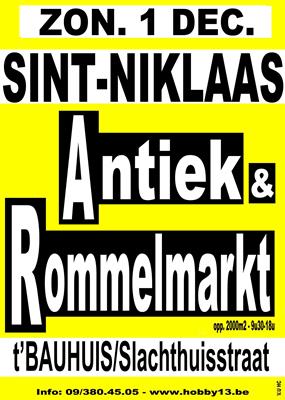 Antiek & Rommelmarkt te Sint-Niklaas