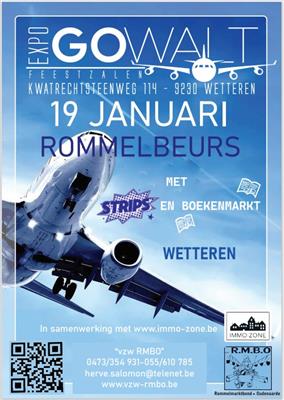 Rommelbeurs met themamarkt Strips en Boeken