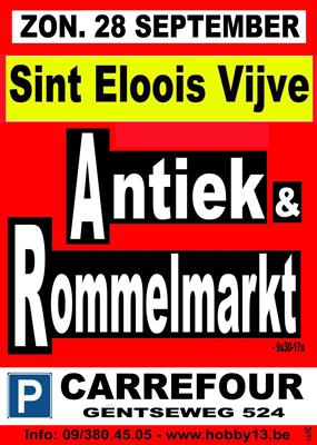 Antiek & Rommelmarkt te Sint Eloois Vijve