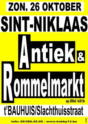 Antiek & Rommelmarkt te Sint-Niklaas