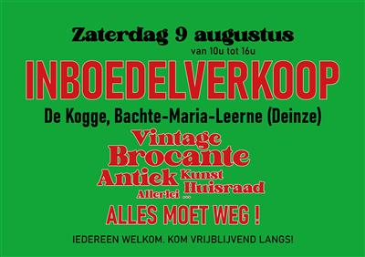 Vintage, brocante-, antiek- en spullenverkoop op 1 adres  