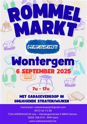 Rommelmarkt & garageverkoop Wontergem