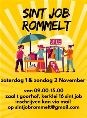 Rommelmarkt Sint Job rommelt