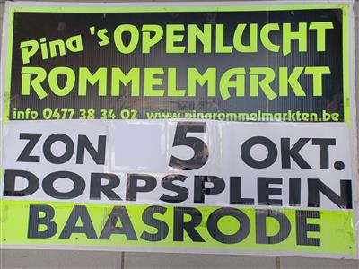 PINA'S JAARLIJKSE OPENLUCHTROMMELMARKTEN BAASRODE ( DENDERMONDE )