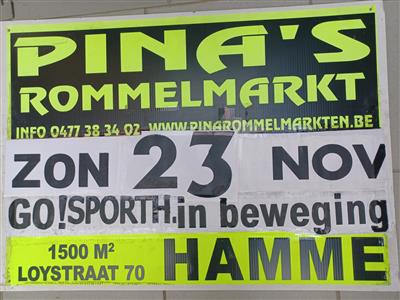 PINA'S JAARLIJKSE ROMMELMARKTEN HAMME ( BIJ ST-NIKLAAS )