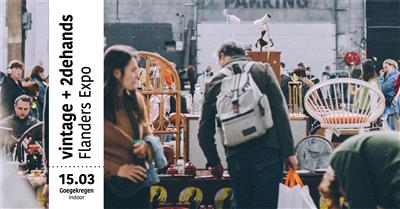 Vintage + tweedehandsmarkt in Flanders Expo Gent