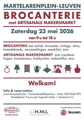 Brocanterie met Artisanale Makersmarkt - Leuven