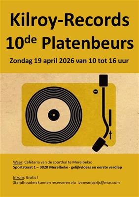 10de Platen & cd beurs van Kilroy-Records!