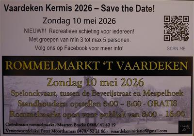 Rommelmarkt 't Vaardeken - Spelonckvaart Moerbeke-waas.