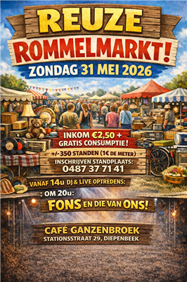 Reuze rommelmarkt!!!