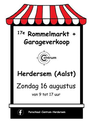 17de ROMMELMARKT + GARAGEVERKOOP PAROCHIAAL CENTRUM HERDERSEM (Aalst)