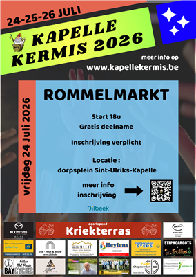 Rommelmarkt Kapelle Kermis