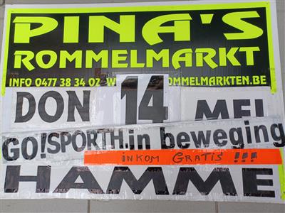 PINA'S JAARLIJKSE ROMMELMARKTEN HAMME ( BIJ ST-NIKLAAS )
