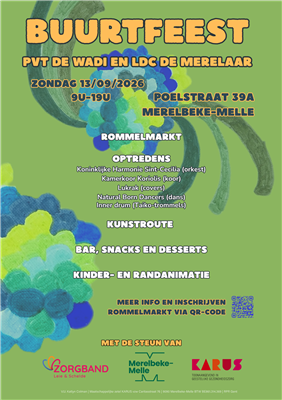 Buurtfeest P.V.T De Wadi en L.D.C De Merelaar