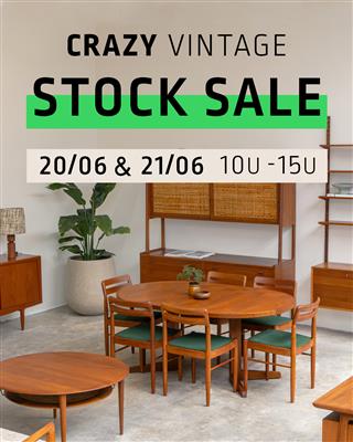 CRAZY VINTAGE STOCKVERKOOP!