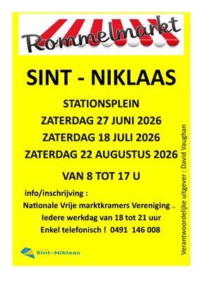 Gezellige rommelmarkt