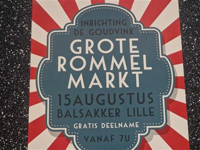 Grote rommelmarkt.